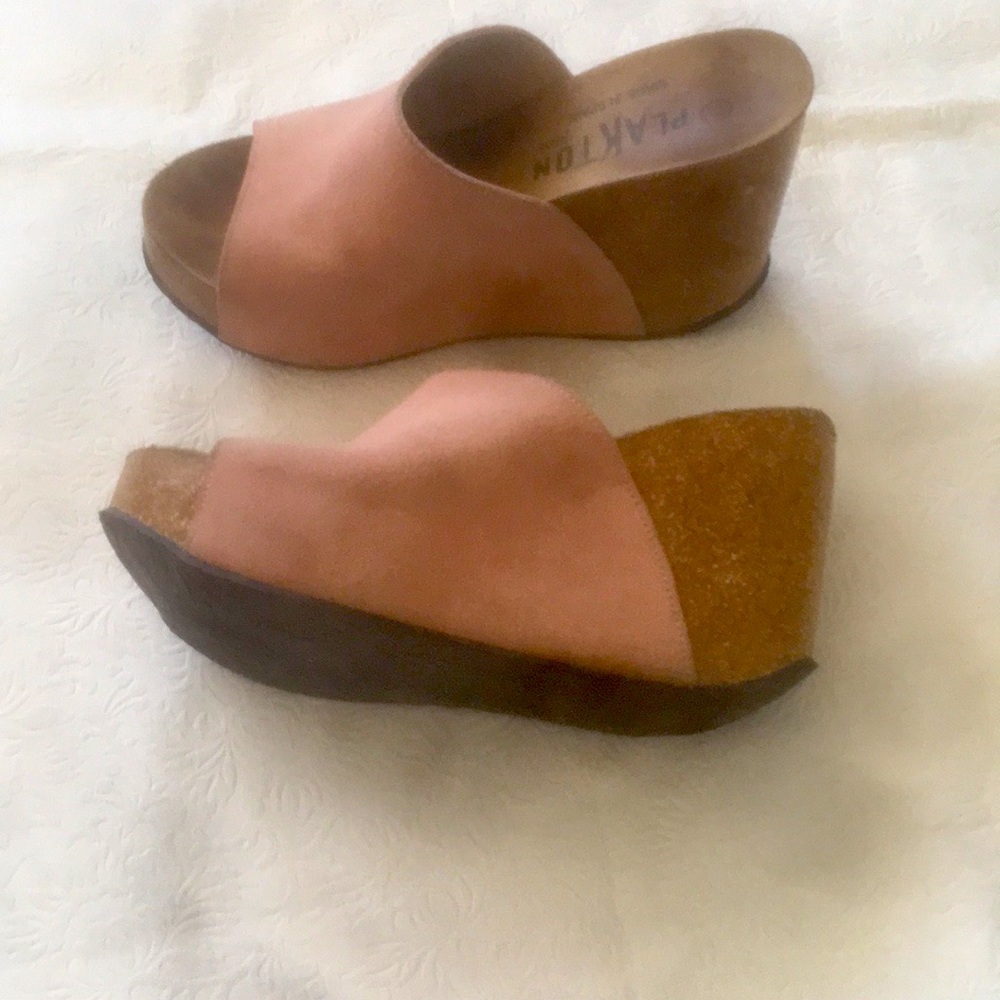 PLAKTON 4” Wedge Leather Sandal - Picture 6 of 10